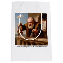 Bolsa De Regalo Mediana El uso horripilante de Galileo de animales de labo