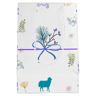 Bolsa De Regalo Mediana Elegant Floral Eid al-Adha 