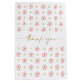 Bolsa De Regalo Mediana Elegant Japanese Plum Blossom