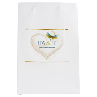Bolsa De Regalo Mediana Elegante curaciónBien y Trío