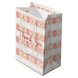 Bolsa De Regalo Mediana Elegante de color rosa coral