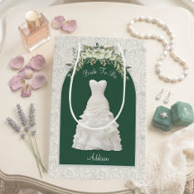 Bolsa de regalo mediana Elegante Esmeralda Verde N