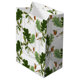 Bolsa De Regalo Mediana Elegante hoja de roble y maíz