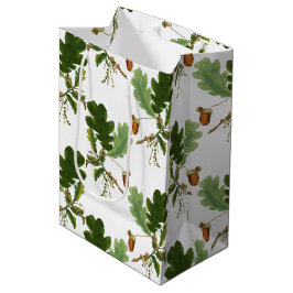 Bolsa De Regalo Mediana Elegante hoja de roble y maíz