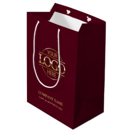 Bolsa De Regalo Mediana Elegante logotipo comercial de la empresa de Borgo