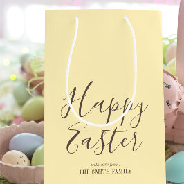 Bolsa De Regalo Mediana Elegante regalo feliz de Pascua envuelto de regalo