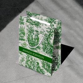 Bolsa De Regalo Mediana Elegante toile de jouy