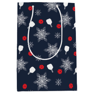 Bolsa De Regalo Mediana Elegantes Navidades de voleibol 💙 azul marino