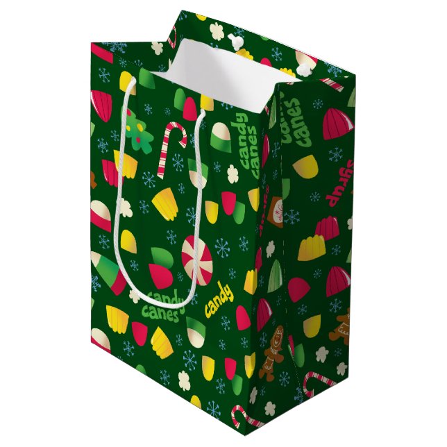 Bolsa De Regalo Mediana Elf the Movie Candy Pattern (Angulo Anverso)