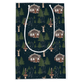 Bolsa De Regalo Mediana Elige un árbol de Navidad