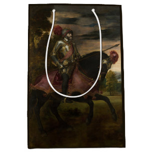 Bolsa De Regalo Mediana Emperador Carlos V a caballo (por Tiziano)