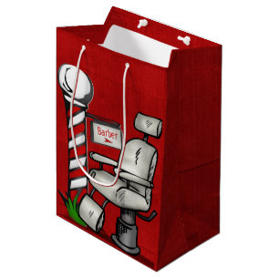 Bolsa De Regalo Mediana En La Barbería