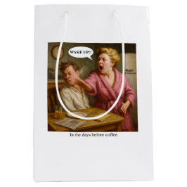 Bolsa De Regalo Mediana En los días previos al café.