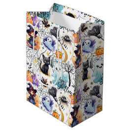 Bolsa De Regalo Mediana Encantador Halloween