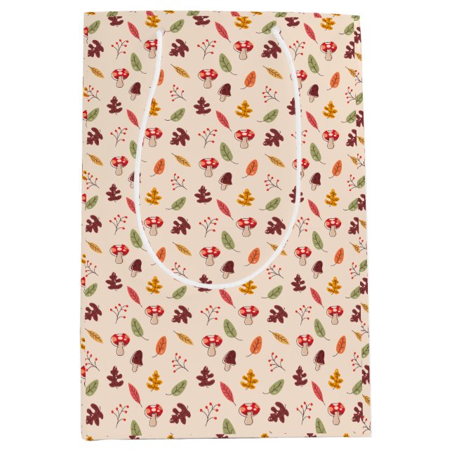 Bolsa De Regalo Mediana Enchanted Autumn Forest (Anverso)