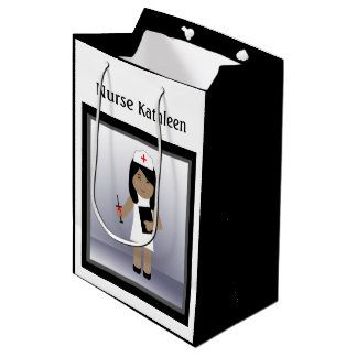 Bolsa De Regalo Mediana Enfermera Cute 1 Med Gift Bag