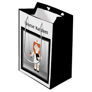 Bolsa De Regalo Mediana Enfermera Cute 5 Med Gift Bag