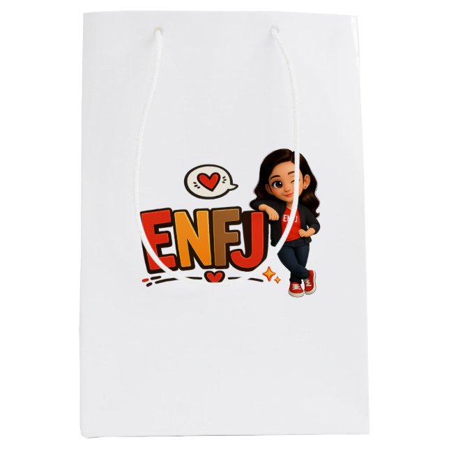BOLSA DE REGALO MEDIANA ENFJ (Anverso)
