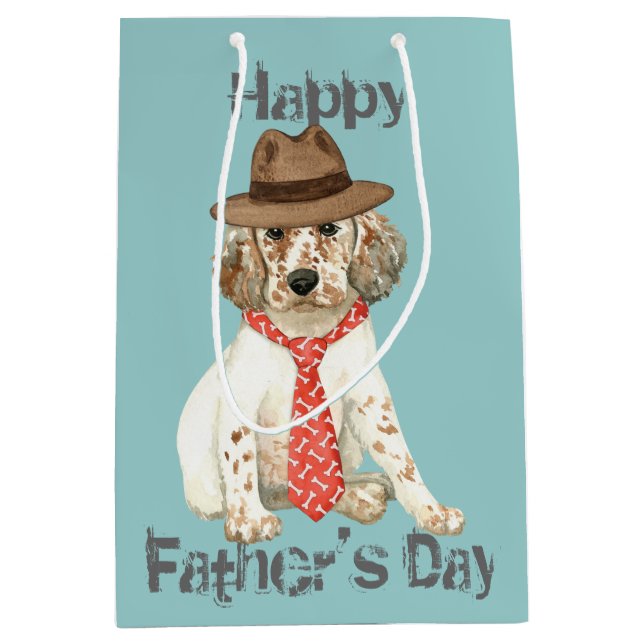 Bolsa De Regalo Mediana English Setter Dad (Anverso)