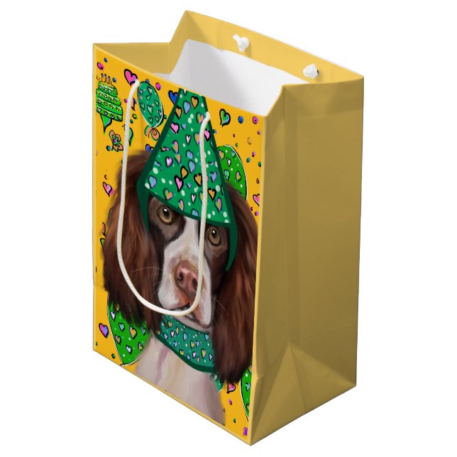 Bolsa De Regalo Mediana English Springer Spaniel (Angulo Anverso)