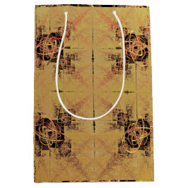 Bolsa De Regalo Mediana Enredo dorada