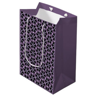 Bolsa De Regalo Mediana Enrejado de lavanda mística