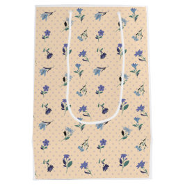 Bolsa De Regalo Mediana Envolvedora de regalos Peachify Pastel Blooms