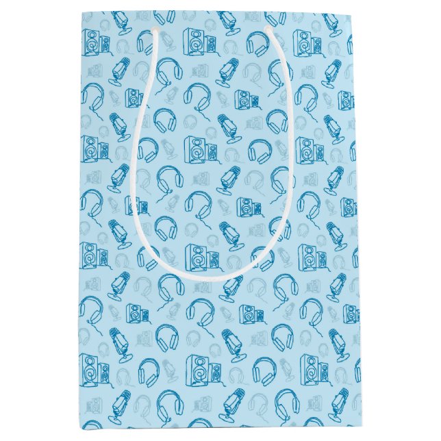 Bolsa De Regalo Mediana Equipo de audio monolíneo (Anverso)