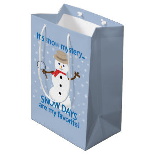 Bolsa De Regalo Mediana Es el detective Snowman de now