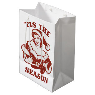 Bolsa De Regalo Mediana Es La Temporada Snarky Navidad Sarcástico Divertid