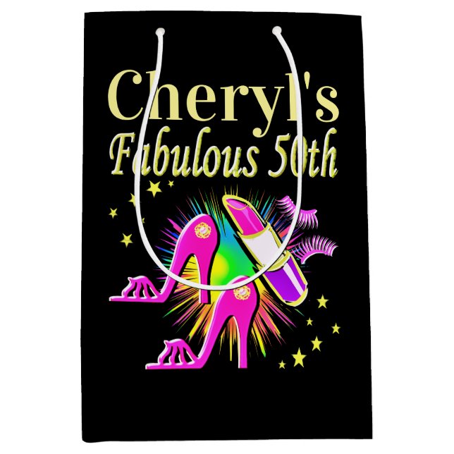 BOLSA DE REGALO MEDIANA ES TU FABULOSO DISEÑO PERSONALIZADO 50 (Anverso)