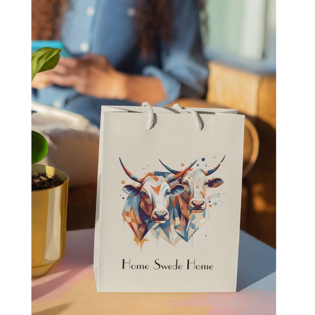 Bolsa De Regalo Mediana Escandi Farmhouse Cattle, personalizado (Subido por el creador)