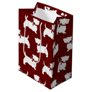 Bolsa De Regalo Mediana Escocia Terrier Scotty Dog Puppy Scottish Medium G