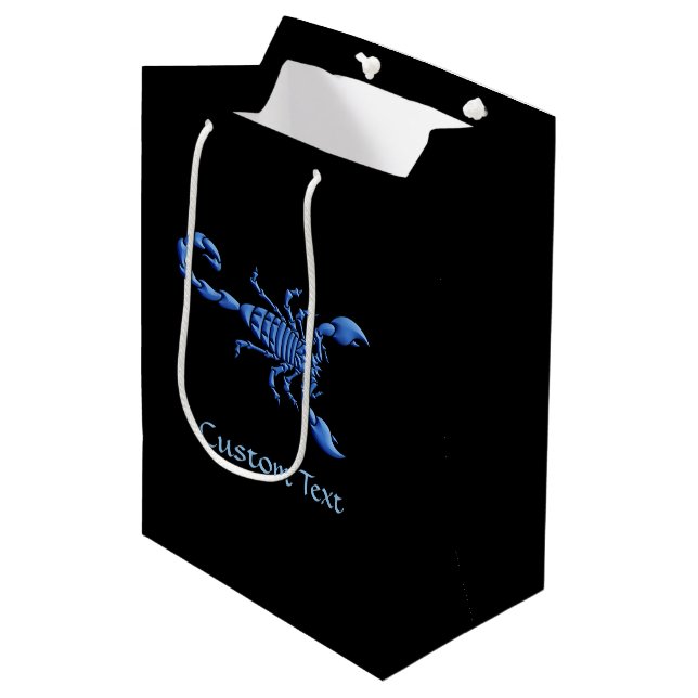 Bolsa De Regalo Mediana Escorpión azul (Angulo Anverso)