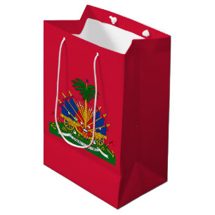 Bolsa De Regalo Mediana Escudo de armas haitiano