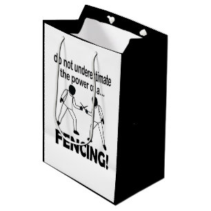 Bolsa De Regalo Mediana Esgrima de juego deportivo