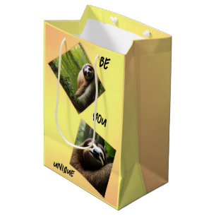 Bolsa De Regalo Mediana Eslogan "Sé Único",