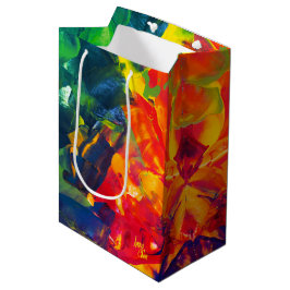 Bolsa De Regalo Mediana Espiral psicodélica de SPWW