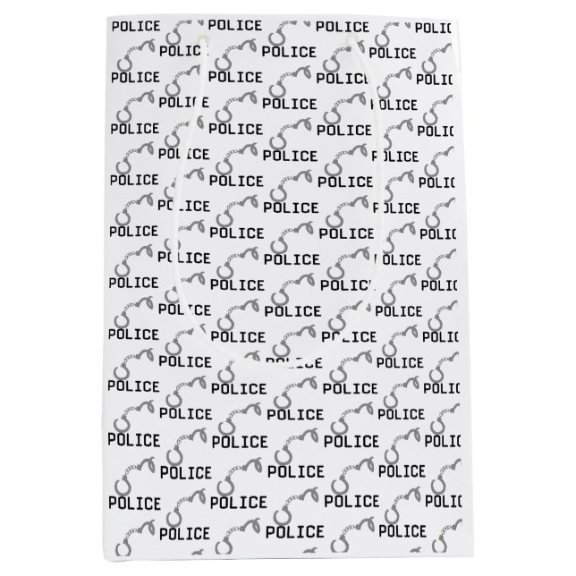 Bolsa De Regalo Mediana Esposas de la policía  (Anverso)