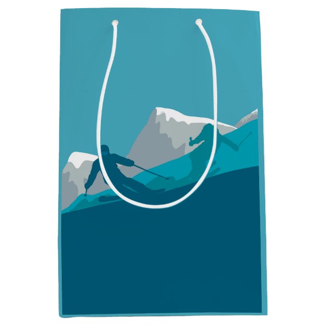 Bolsa De Regalo Mediana Esquí alpino (Anverso)