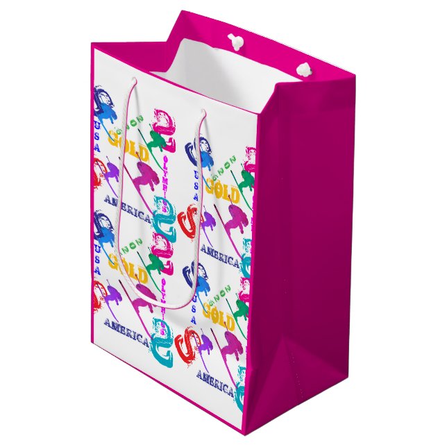 BOLSA DE REGALO MEDIANA ESQUÍ OLÍMPICO (Angulo Anverso)