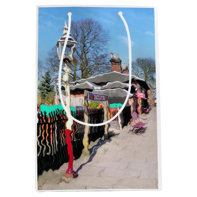 BOLSA DE REGALO MEDIANA ESTACIÓN DE TREN ANTIGUA (Anverso)