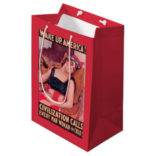 Bolsa De Regalo Mediana Estados Unidos de AmericaWar II promocional
