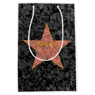 Bolsa De Regalo Mediana Estrella de Hollywood personalizada