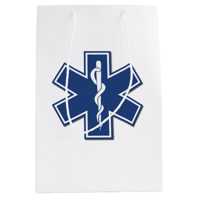 Bolsa De Regalo Mediana Estrella de la vida de EMT   (Anverso)