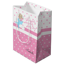 Bolsa De Regalo Mediana Estrella Twinkle, Pequeña Estrella Twinkle - Rosa