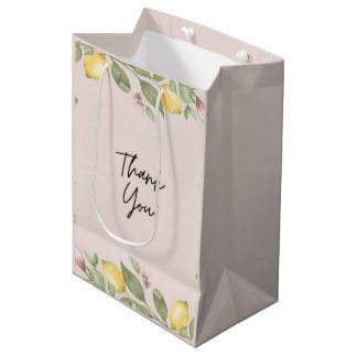 Bolsa De Regalo Mediana Etiqueta de agradecimiento de regalo / favor de li