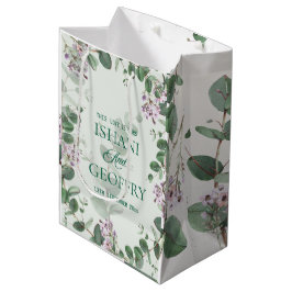 Bolsa De Regalo Mediana Eucalyptus Leaves Greenery Wedding