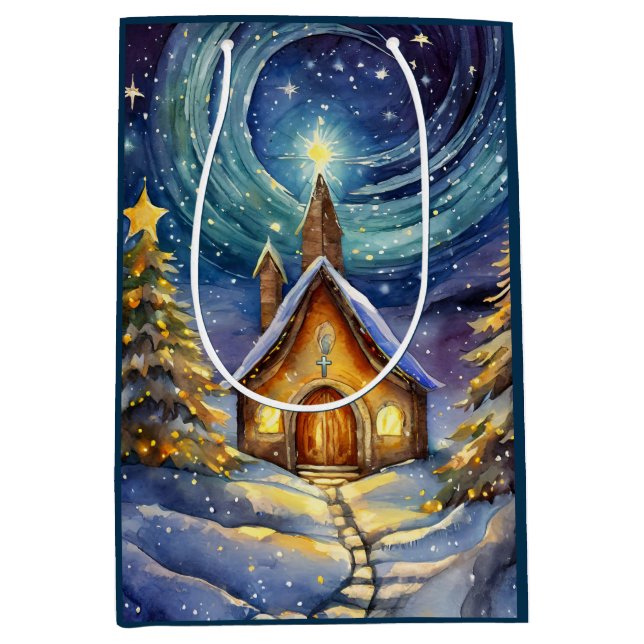 Bolsa De Regalo Mediana Eve navidades (Anverso)