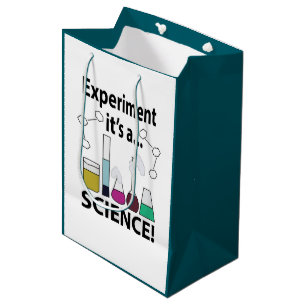 Bolsa De Regalo Mediana Experimento científico es una ciencia